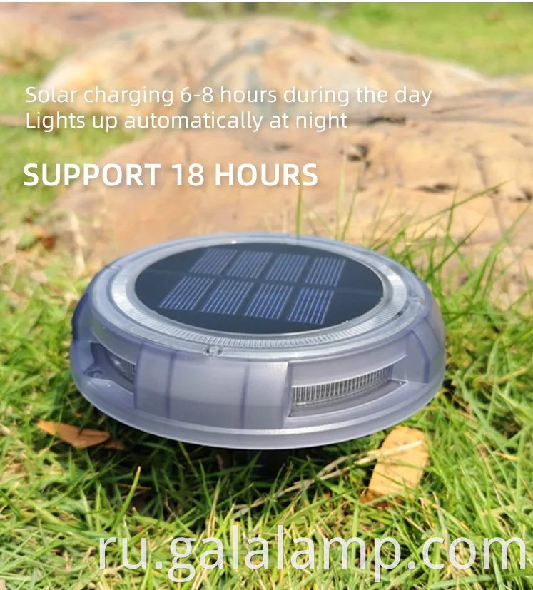 Экологически чистые светодиодные солнечные садовые огни для наружных помещений